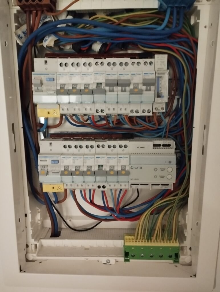 Tableau électrique Hager pour des bureaux